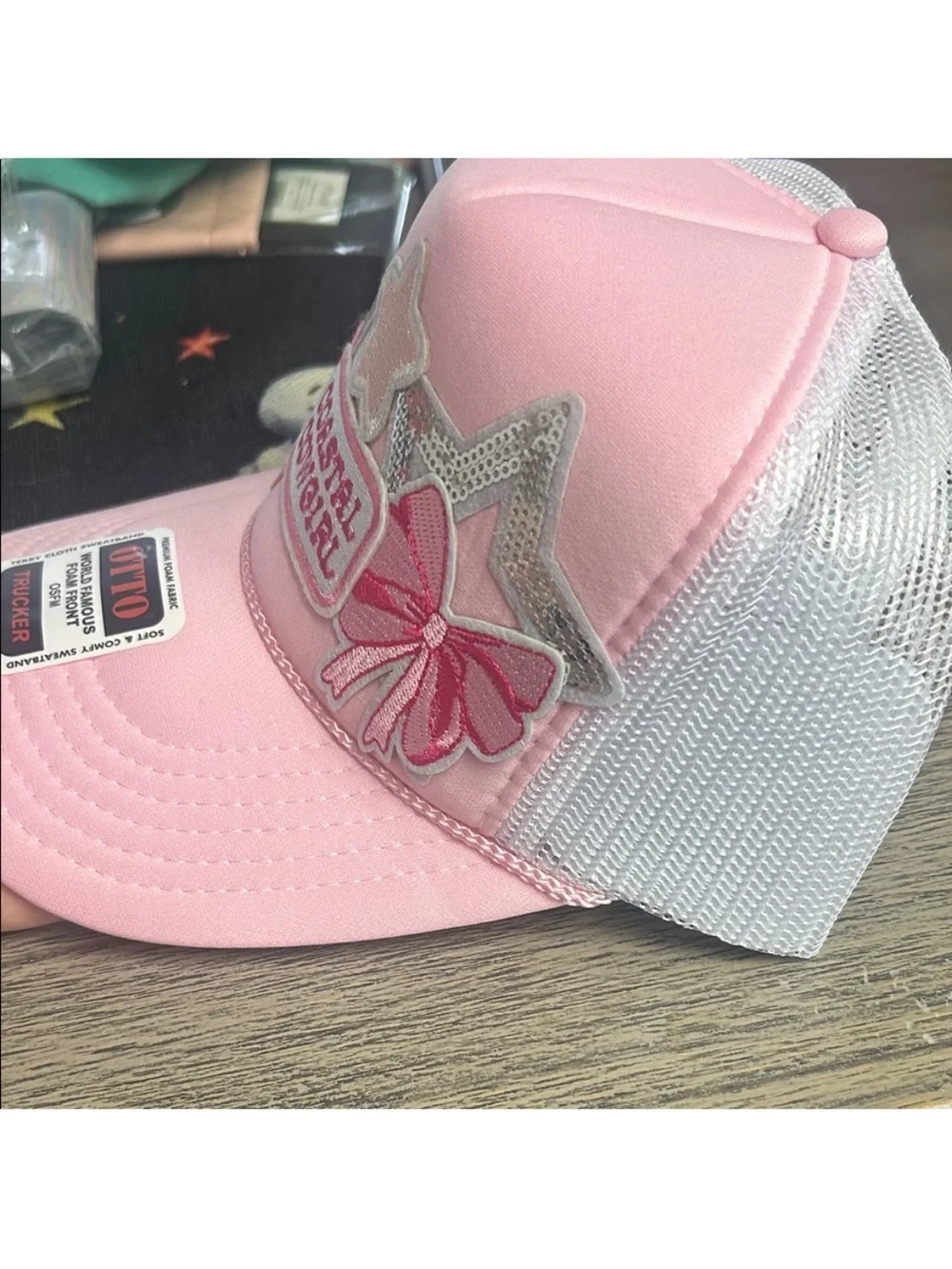 Pink Coastal Cowgirl Trucker Hat